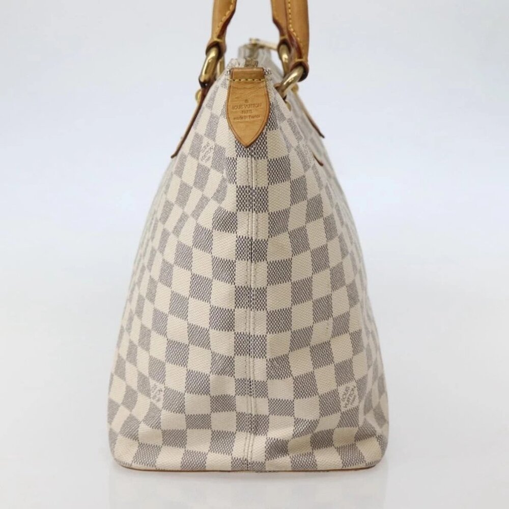 LOUIS VUITTON Damier Azur Saleya MM Tote Bag N51185 LV Auth 143835 - Picture 7 of 16